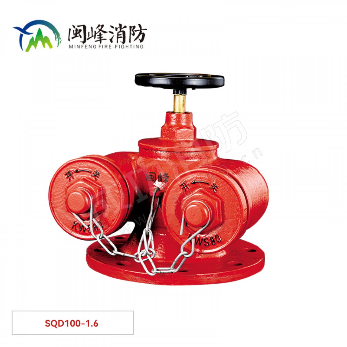 闽峰 多用式消防水泵接合器（地上式） SQD100-1.6