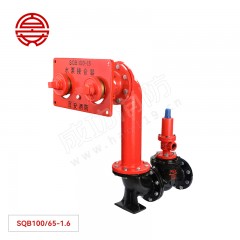 百安 墙壁式消防水泵接合器（不带闸阀） SQB100/65-1.6