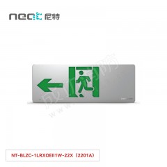 尼特  自带电源集中控制型消防应急标志灯具22X系列 不锈钢材质单面左指 壁挂NT-BLZC-1LRXOEII1W-22X（2201A）